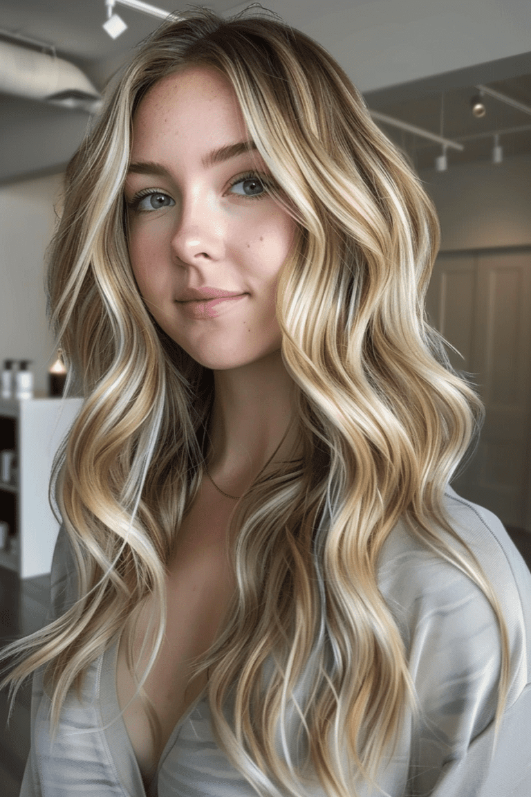 Bronde Hair with Highlights and Lowlights