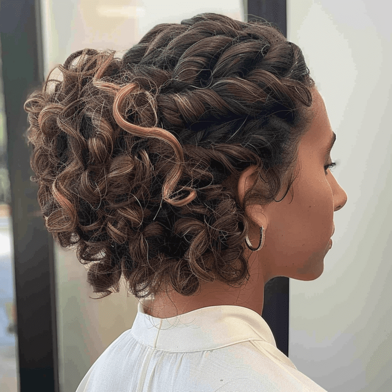 33 Effortlessly Cute Updos for Curly Hair Taking Over 2024