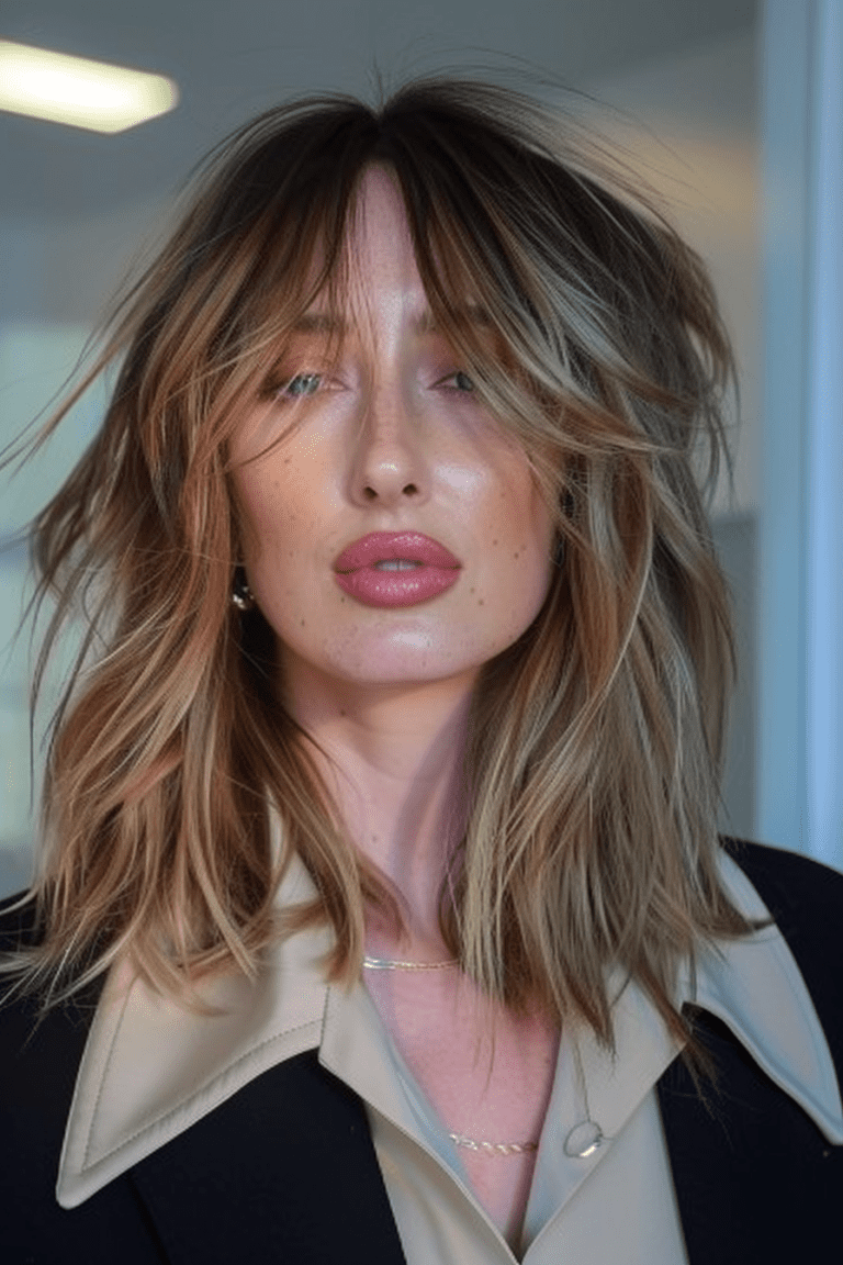 17 Stunning Long Curtain Bangs That Will Transform Your Look