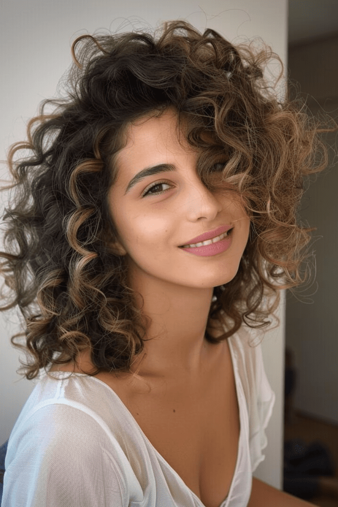 Curly Hairstyle for Special Occasions
