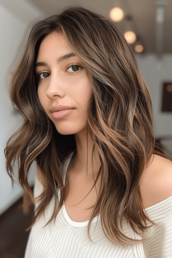 Brown Hair with Low Contrast Highlights