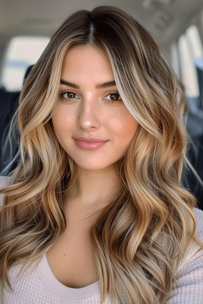 Chic Blonde Highlights Hair Color Idea