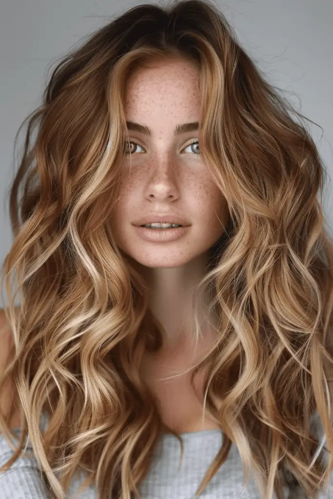 Light Brown Hair with Highlights