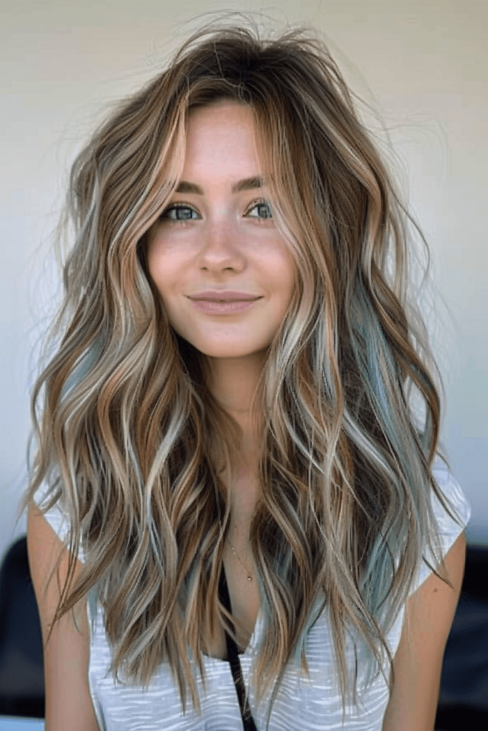 Mermaid Hair With Chunky Highlights