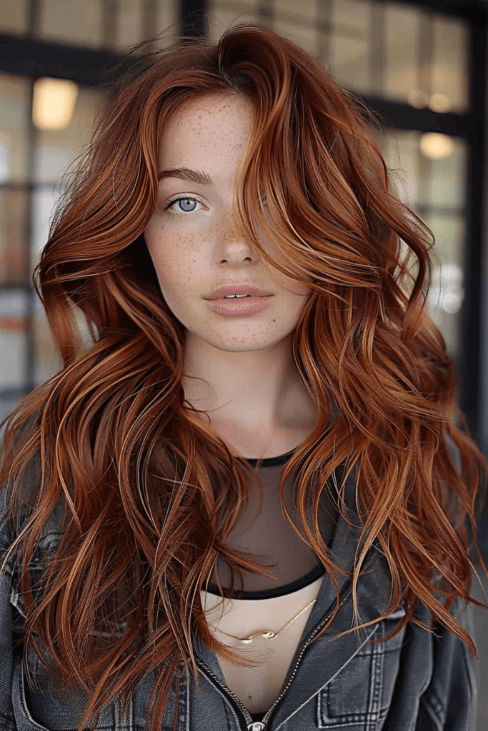Perfect Auburn Red Highlights