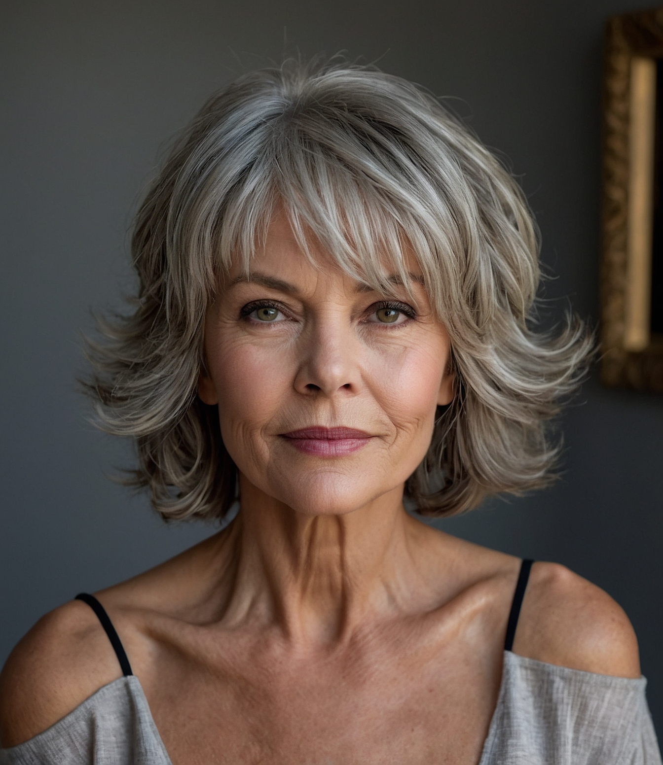 30 Hairstyles with Bangs for Women Over 60 - Trendy Hairstyles